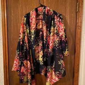 Status Flower Kimono
